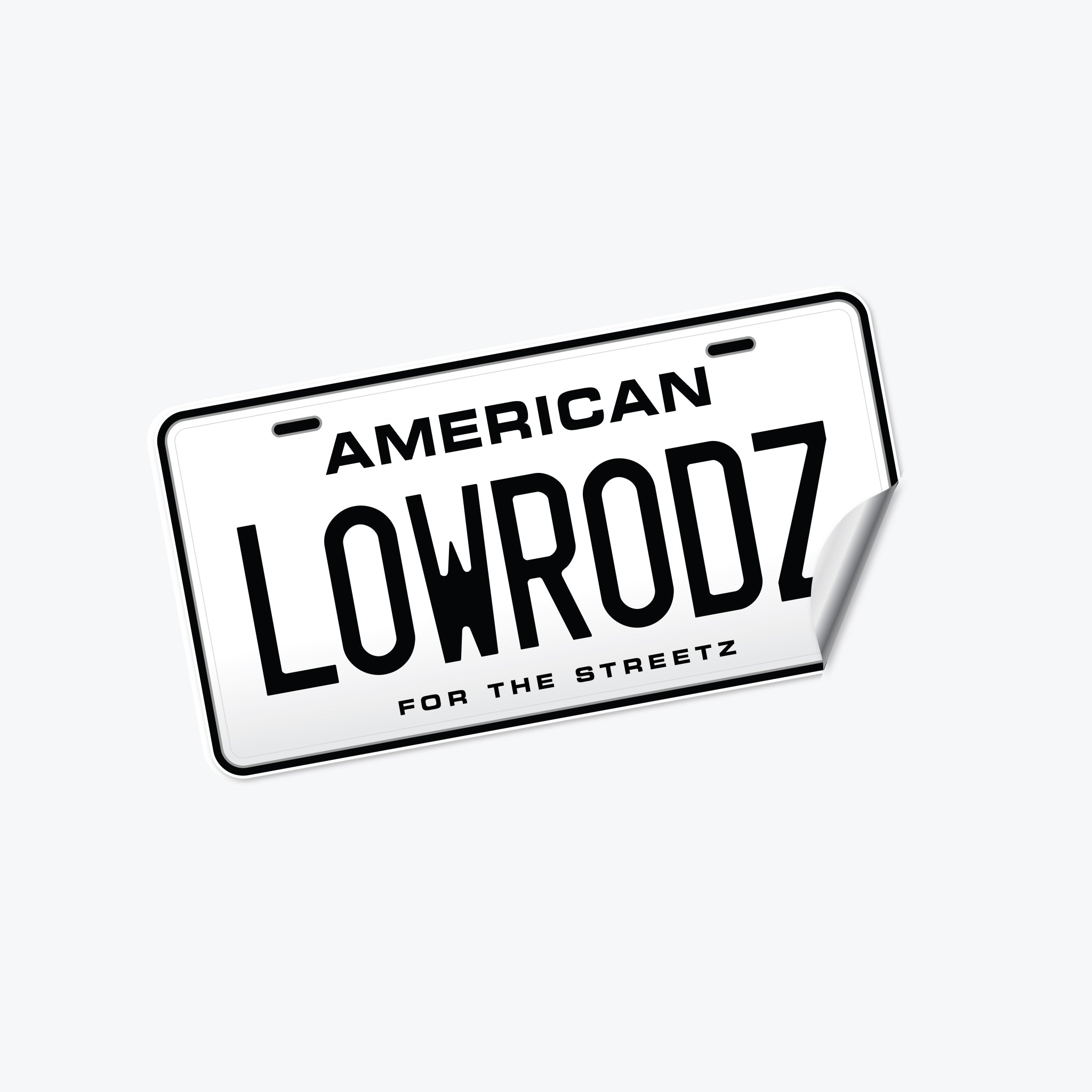 ALR License Plate Sticker